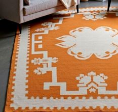 Hand Knotted Southwestern Wool Rug